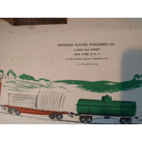 The Train Book Big Pictures and Little Stories for Children 1945 Jeffrey Victor - Picture 5 of 6